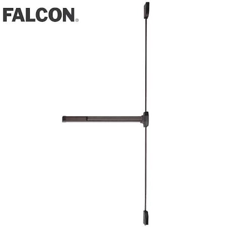 Falcon 19 SERIES SURFACE VERTICAL ROD DEVICE 3 FOOT EXIT ONLY RIGHT HAND REVERSE DARK BRONZE FLC-19VEOSP3133FT-R